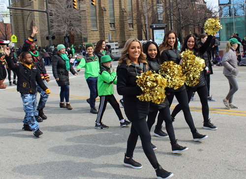 Cavalier dance team in parade